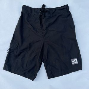 Mens Black Surf‎ Style swimming Trunks board shorts size medium MD